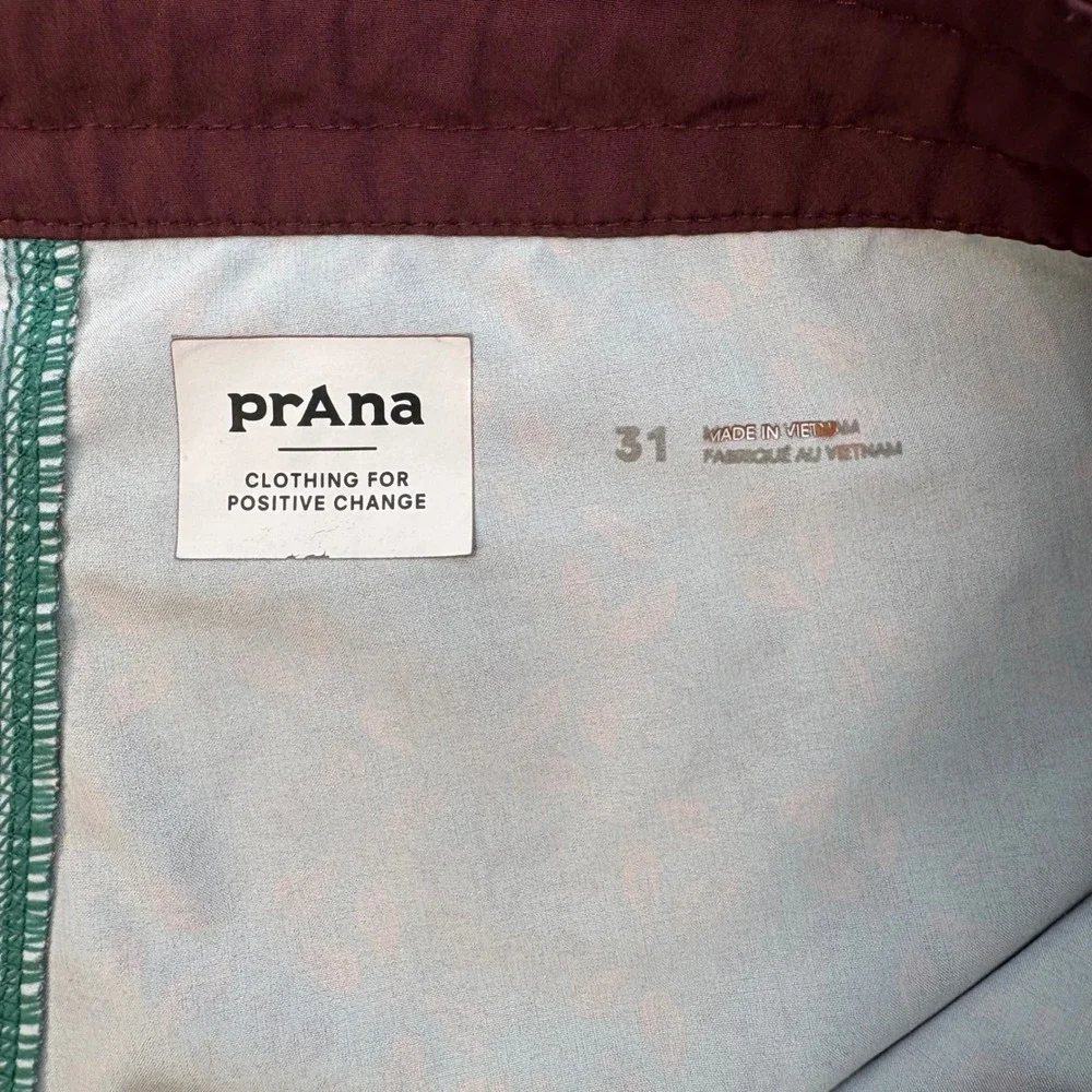 PRANA Men's Boardshort 31 Green Cove Geo Floral 8